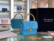 BVLgari Serpenti Forever small blue bag - 6