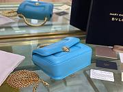 BVLgari Serpenti Forever small blue bag - 5