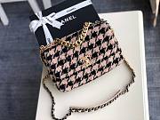 Chanel 19 Tweed Flap Bag Nude Pink 26cm - 5