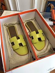 Hermes slippers Green - 4