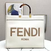 Fendi sunshine tote bag white 41cm - 1