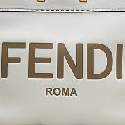 Fendi sunshine tote bag white 41cm - 2