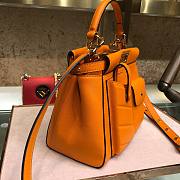 Fendi Peekaboo Pocket Orange Bag - 5