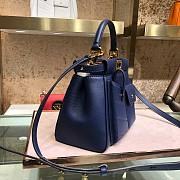 Fendi Peekaboo Pocket Blue Bag - 4