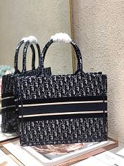 Dior book tote black line bag 36cm - 5