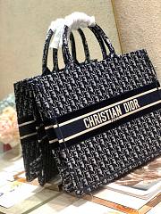 Dior book tote black line bag 41cm - 4