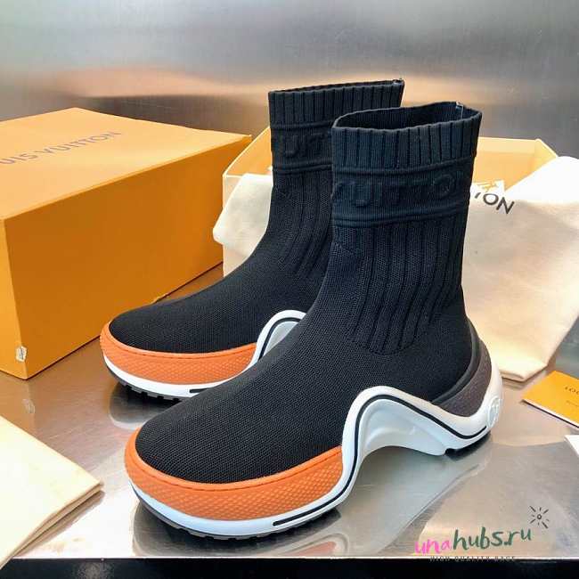 Louis Vuitton orange boots  - 1