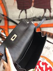 Hermes Kelly Danse Black 22cm - 5