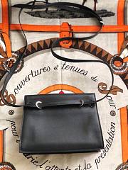 Hermes Kelly Danse Black 22cm - 3