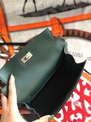 Hermes Kelly Danse Green 22cm - 6