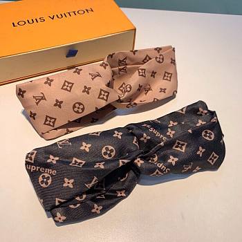 LV headband brown/ black 