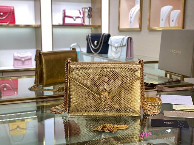 Blvgari Serpeti Multichain Gold Bag - 1