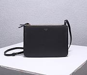 Celine trio shoulder black bag - 1