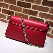 Gucci Interlocking GG Red Leather - 3