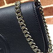 Gucci Interlocking GG Black Leather - 2