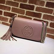 Gucci Interlocking GG Pink Nude Leather - 1