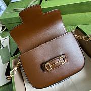 Gucci Horsebit 1955 mini brown bag - 2