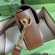 Gucci Horsebit 1955 mini brown bag - 3