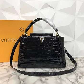 Louis Vuitton Crocodile Capucines PM