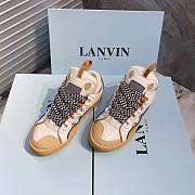 LANVIN Curb zigzag-laces sneakers - 3