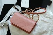 Chanel Fu vintage pink flap bag - 2