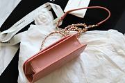 Chanel Fu vintage pink flap bag - 5