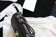 Chanel Fu vintage black flap bag - 3