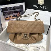 Chanel vintage beige flap bag  - 1