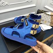 Chanel sandal in blue - 3