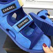 Chanel sandal in blue - 4