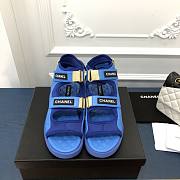 Chanel sandal in blue - 6