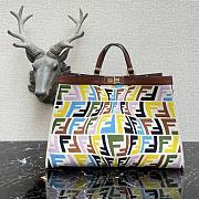 Fendi peekaboo X-Tote FF Multicolor Bag - 1