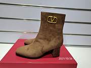 Valentino suede brown boots - 4