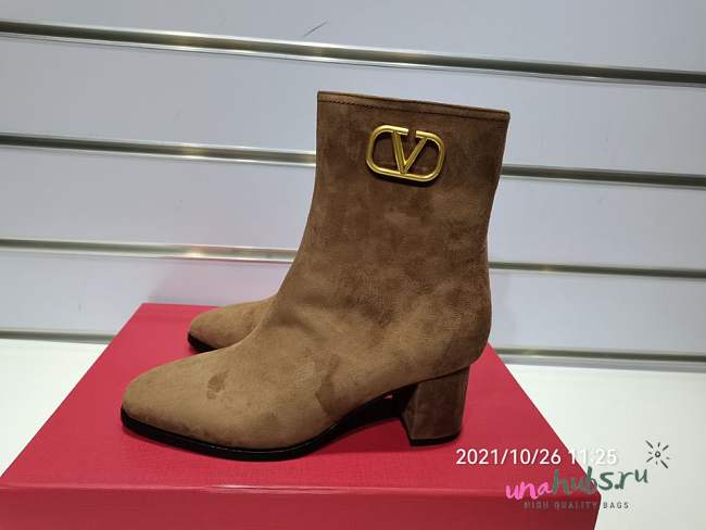 Valentino suede brown boots - 1