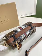 Burberry Monogram Stripe Barrel Shoulder Bag - 2