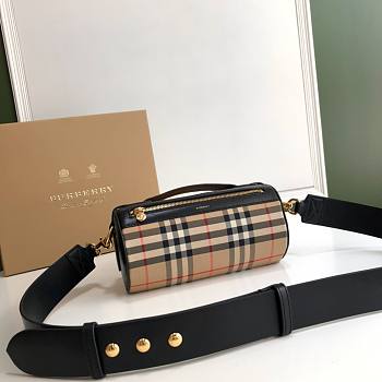 Burberry The Vintage Check barrel bag