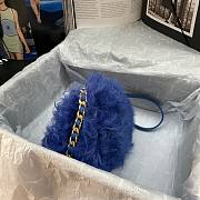 Chanel Shearling Lambskin Blue - 3