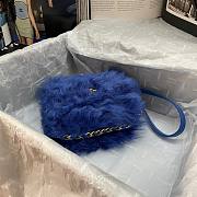 Chanel Shearling Lambskin Blue - 4