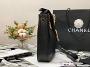 Chanel Calfskin Hobo Bag Black - 2