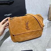 YSL Niki suede brown 28cm - 3