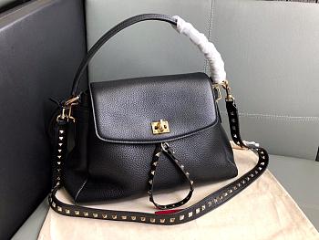 Valentino Garavani Twiny Single Black Handle Bag