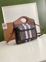 Burberry large B monogram pocket bag  - 6