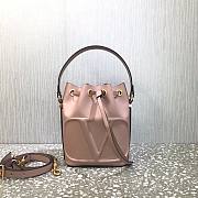 Valentino VLogo Walk Beige Bucket Bag - 1