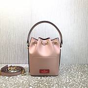 Valentino VLogo Walk Beige Bucket Bag - 3