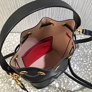 Valentino VLogo Walk Black Bucket Bag - 3