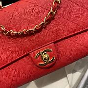 Chanel shoulder flap bag AS1459 in red - 5