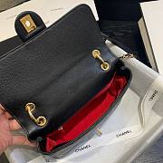 Chanel shoulder flap bag AS1459 in black - 3