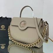 Versace La Medusa Large Handbag in gray 35cm - 6