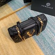 Versace Virtus Quilted Napa Evening Bag - Black - 6