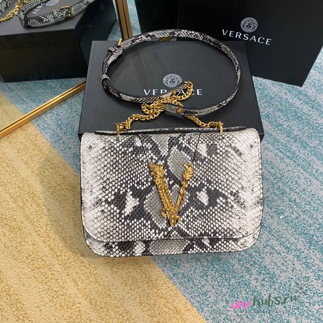 Versace Virtus Shoulder Bag in  Snake Skin - 1